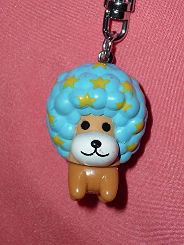 犬のキャラクター ストラップ 青 Amazon.co.jp: アフロ犬 マスコットキーホルダー 青あふろ